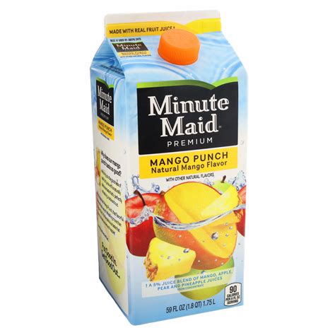 minute maid mango juice.